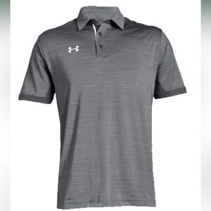 Under Armour Men’s Elevated Golf Polo in Grey, Medium